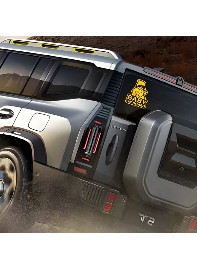 ملصق طفل على متن السيارة – تحذير سلامة للسيارات - Image 4